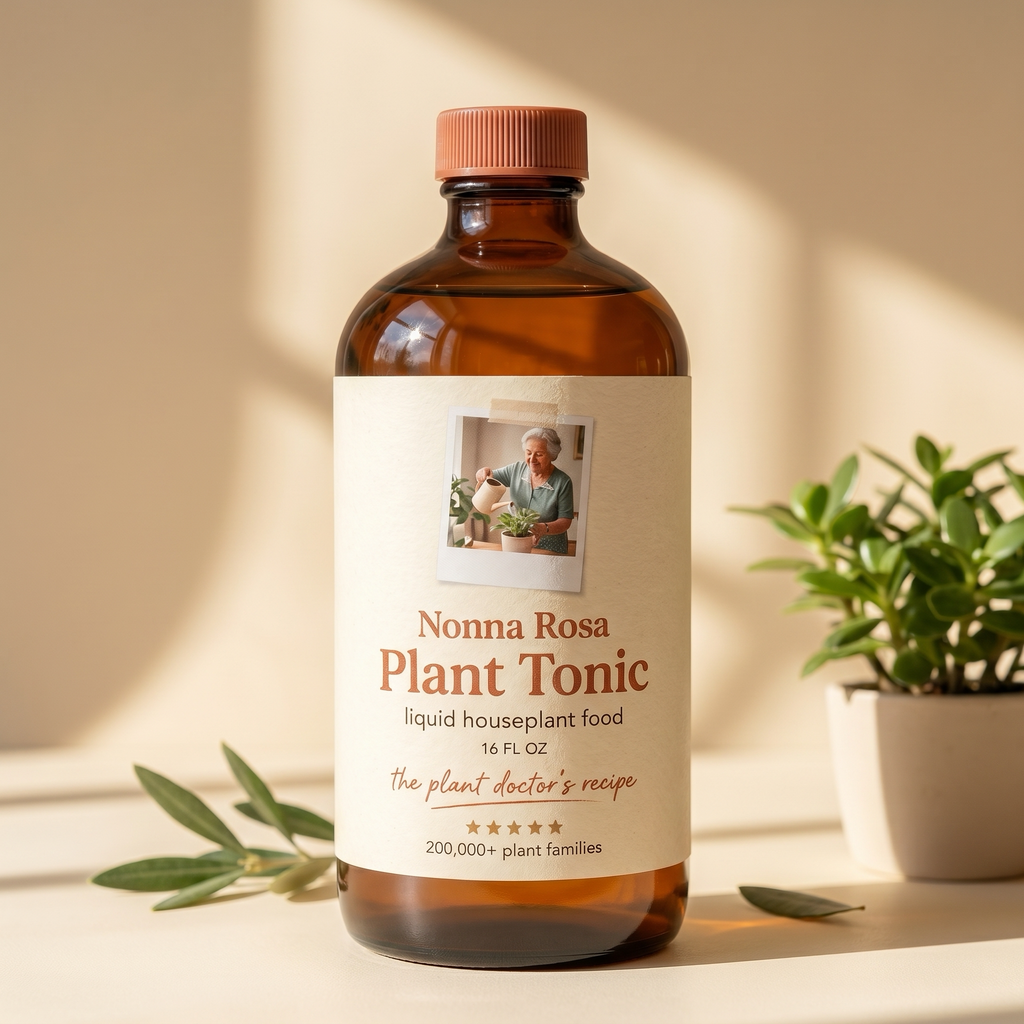 Nonna Rosa's Plant Tonic — Liquid Houseplant Food & Reviver