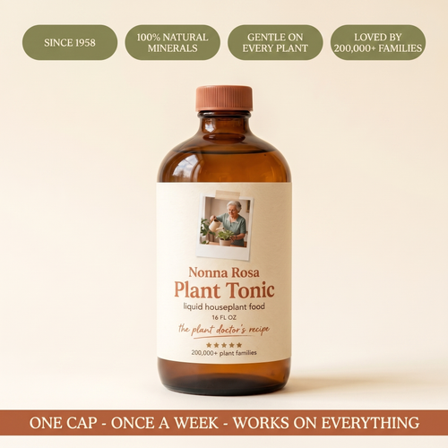 Nonna Rosa's Plant Tonic — Liquid Houseplant Food & Reviver