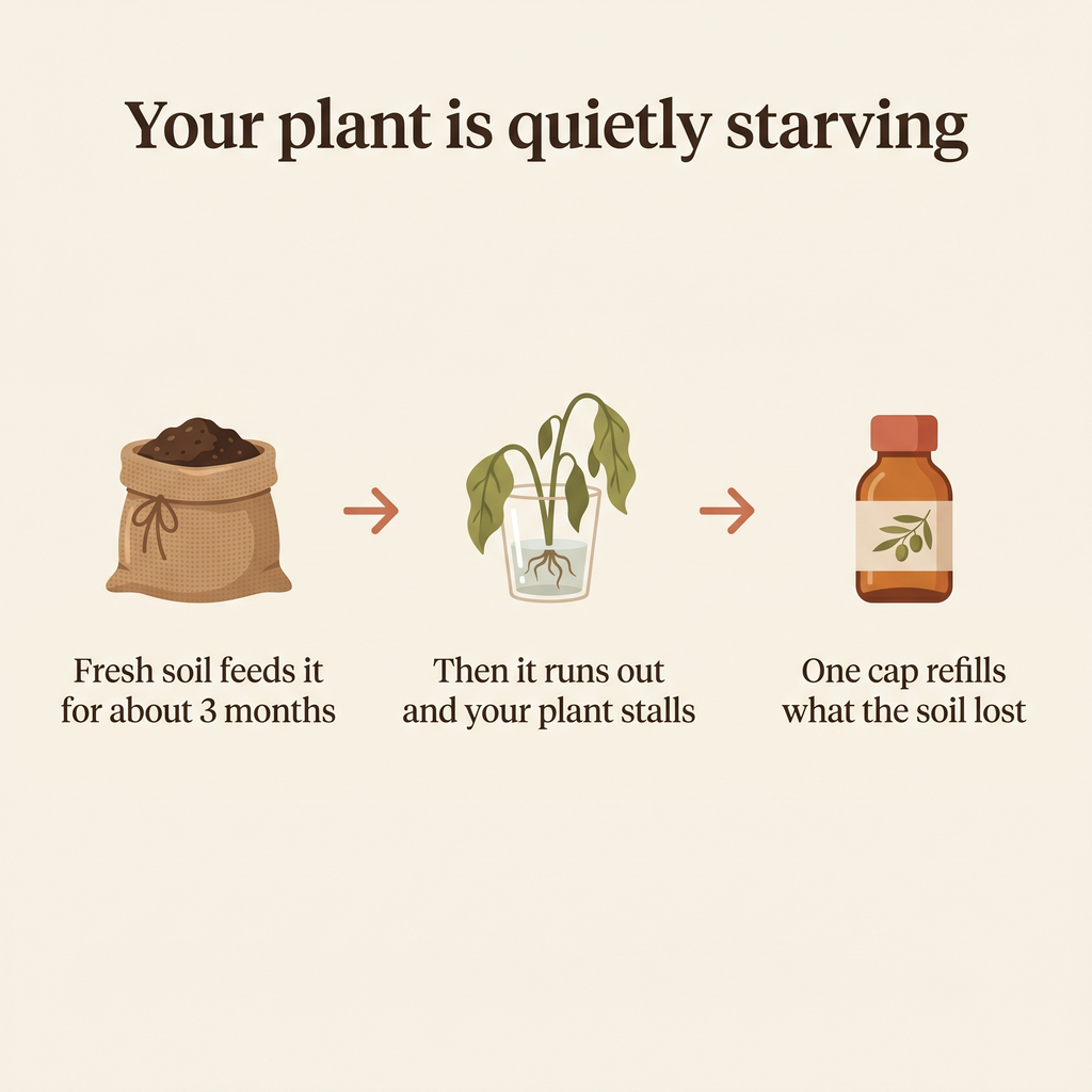Nonna Rosa's Plant Tonic — Liquid Houseplant Food & Reviver